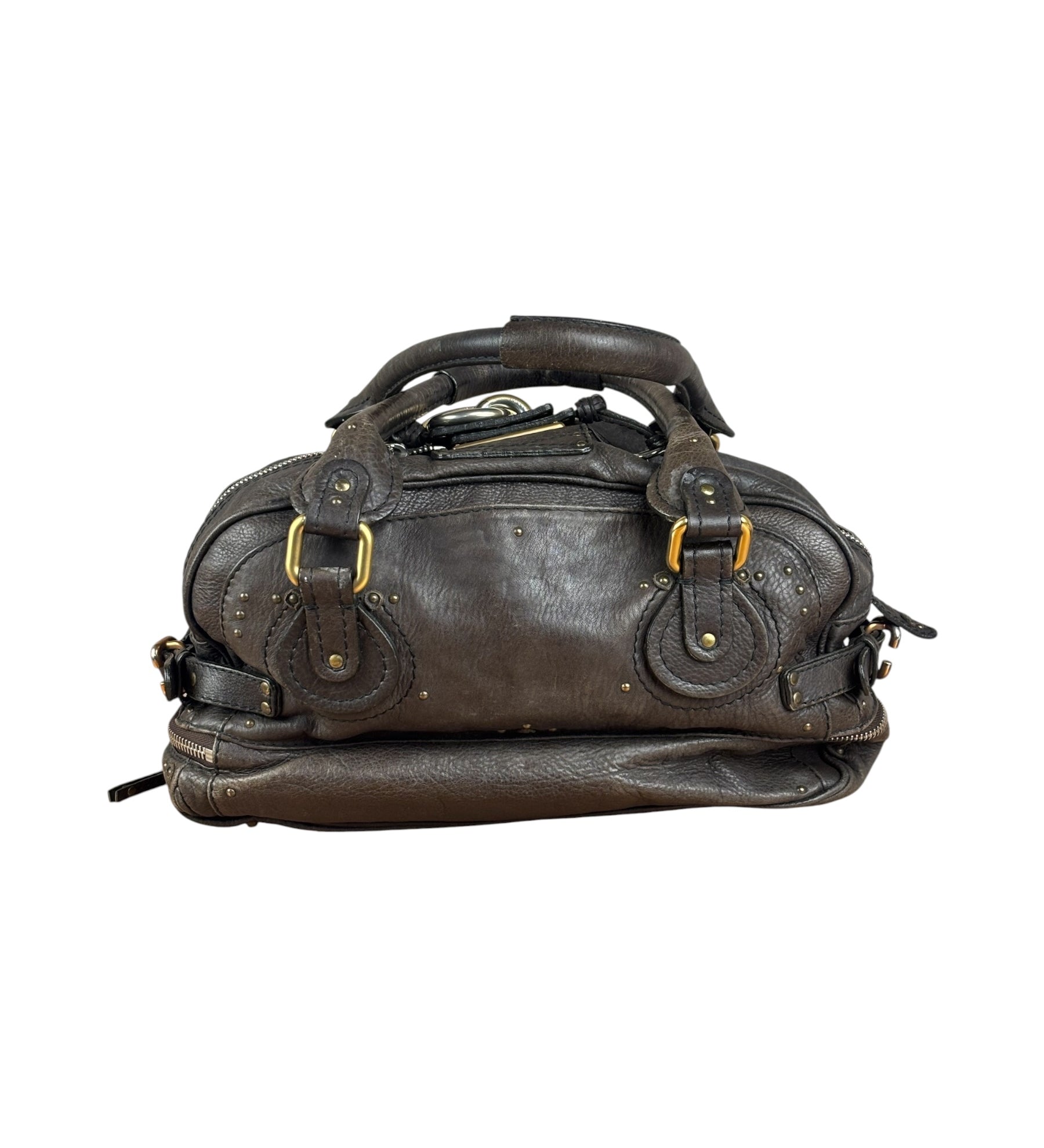 Chloe Brown Leather Paddington Shoulder Bag