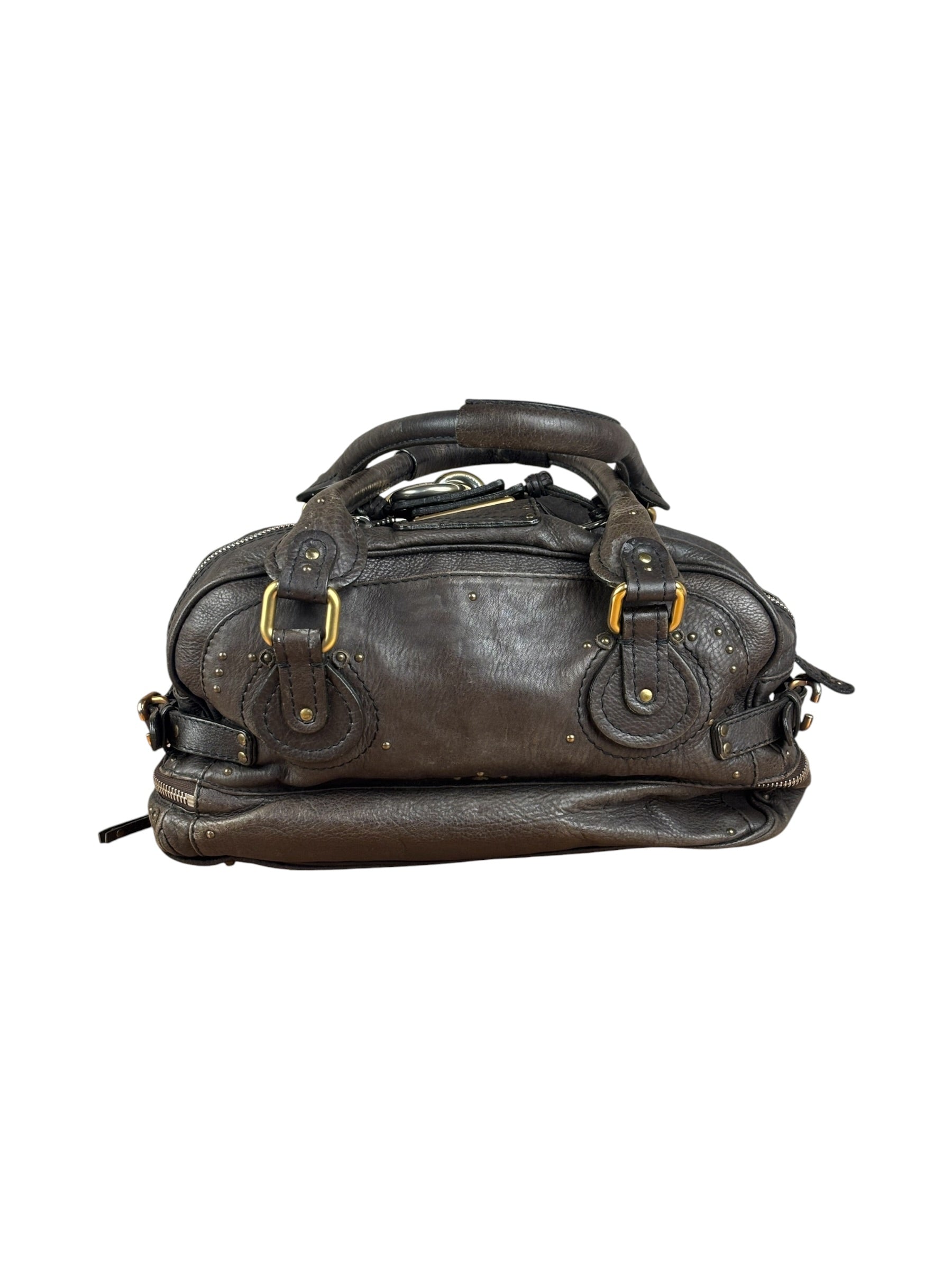 Chloe Brown Leather Paddington Shoulder Bag