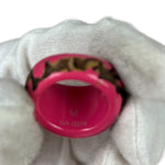 Louis Vuitton Pink GA0079 Leo Monogram Wood Ring M