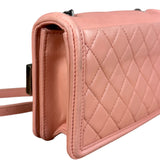 Chanel Pink Mini Boy Brick Chain Flap Bag 2013