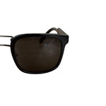 Prada Black Metal Double Bridge Sunglasses