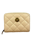 Versace Pink Leather Medusa Quilted Bifold Wallet