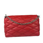 Louis Vuitton Red Lambskin GO-14 Malletage Shoulder Bag