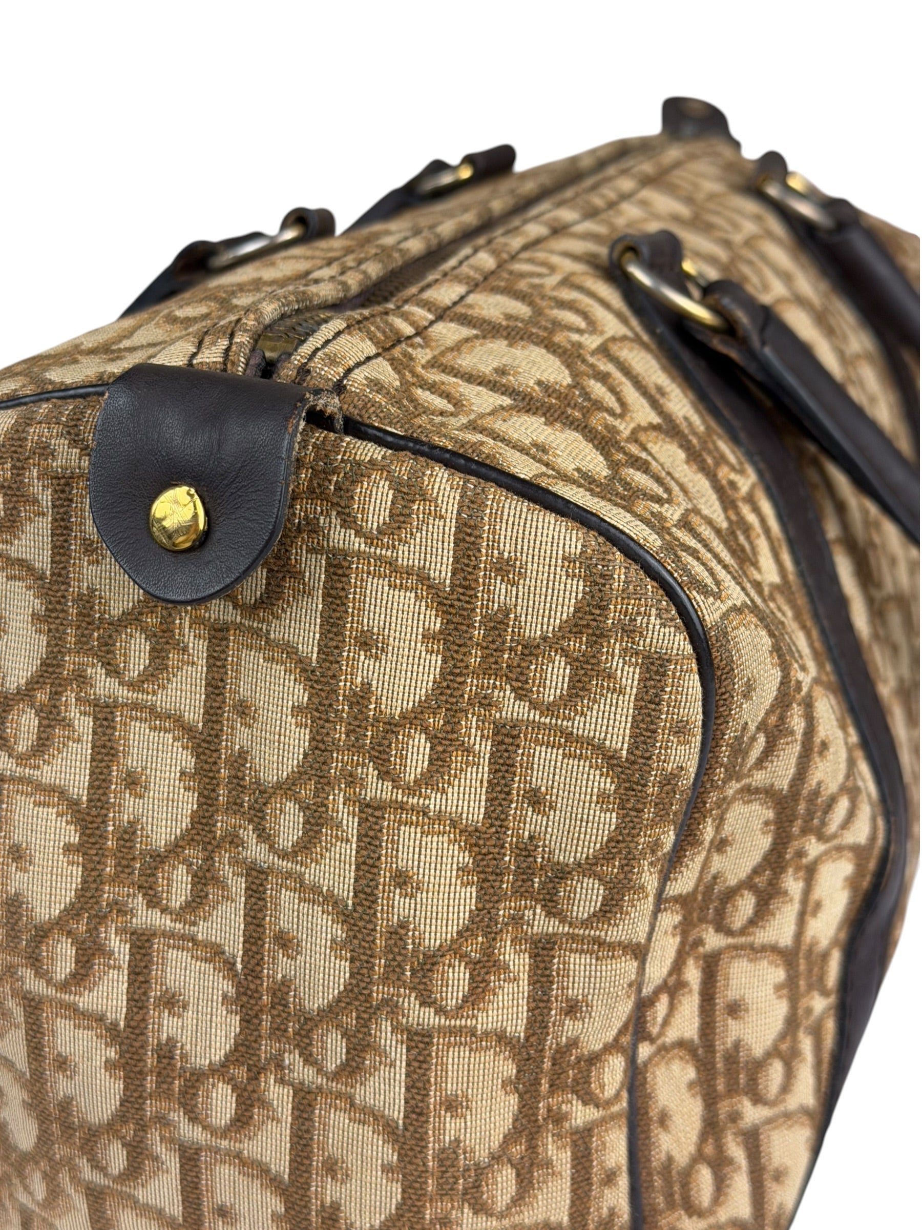 Christian Dior Vintage Brown Trotter Handbag