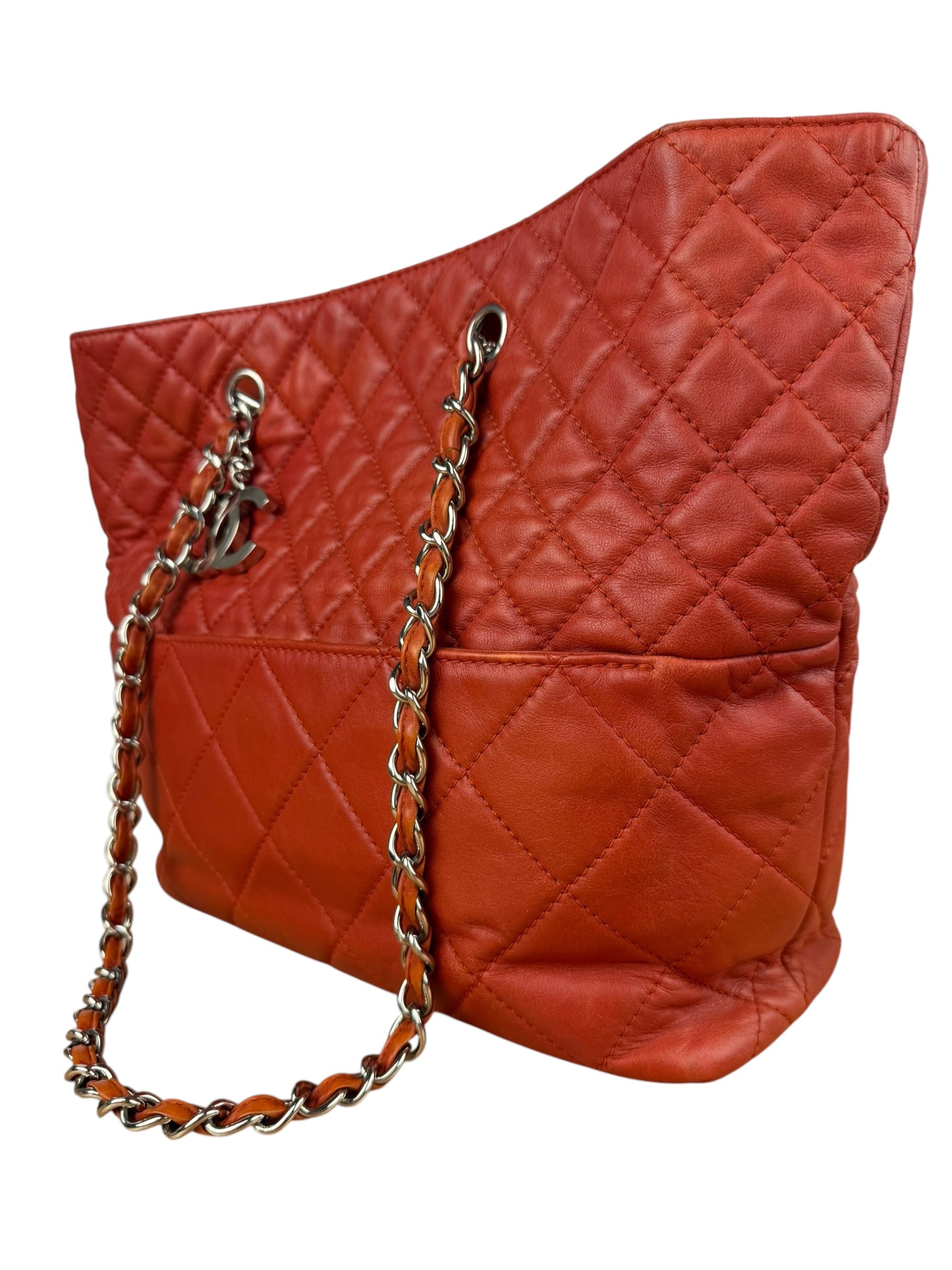 Chanel Quilted Lambskin In The Business North/South Tote 2010