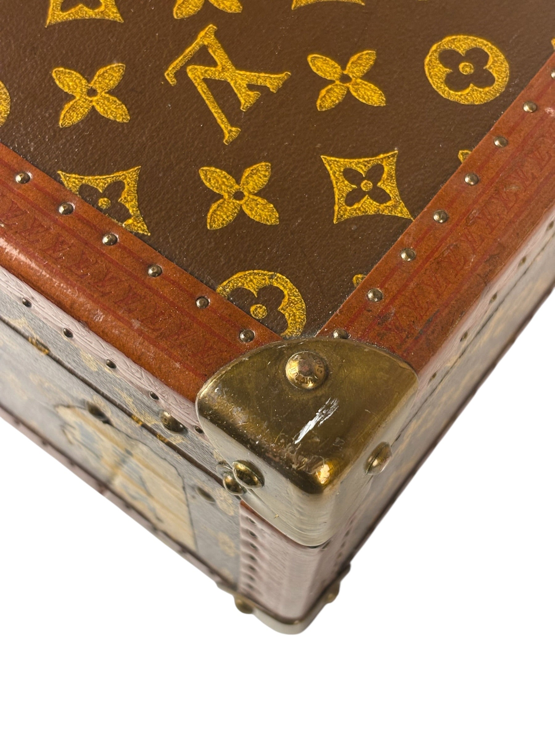 Louis Vuitton Vintage Monogram Hard Case Luggage Trunk
