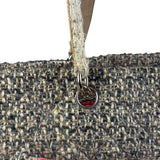 Chanel Grey Tweed Cambon Line Tote Bag 2004