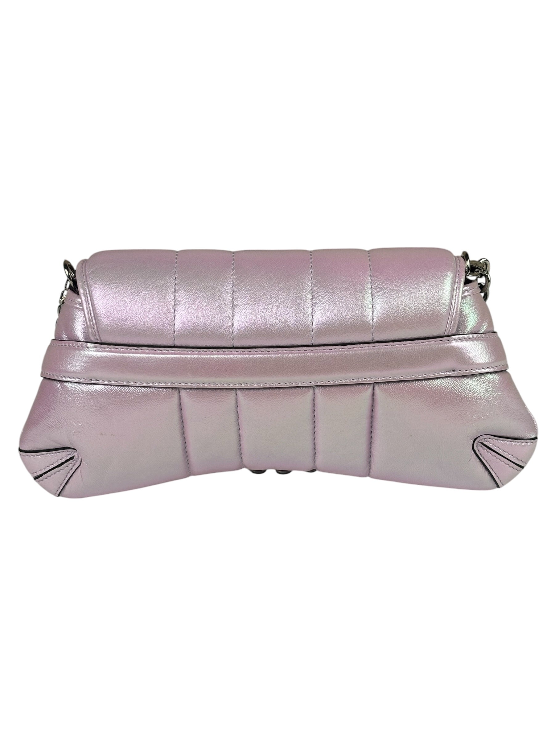 Gucci Escape Pink Leather Horsebit Shoulder Bag