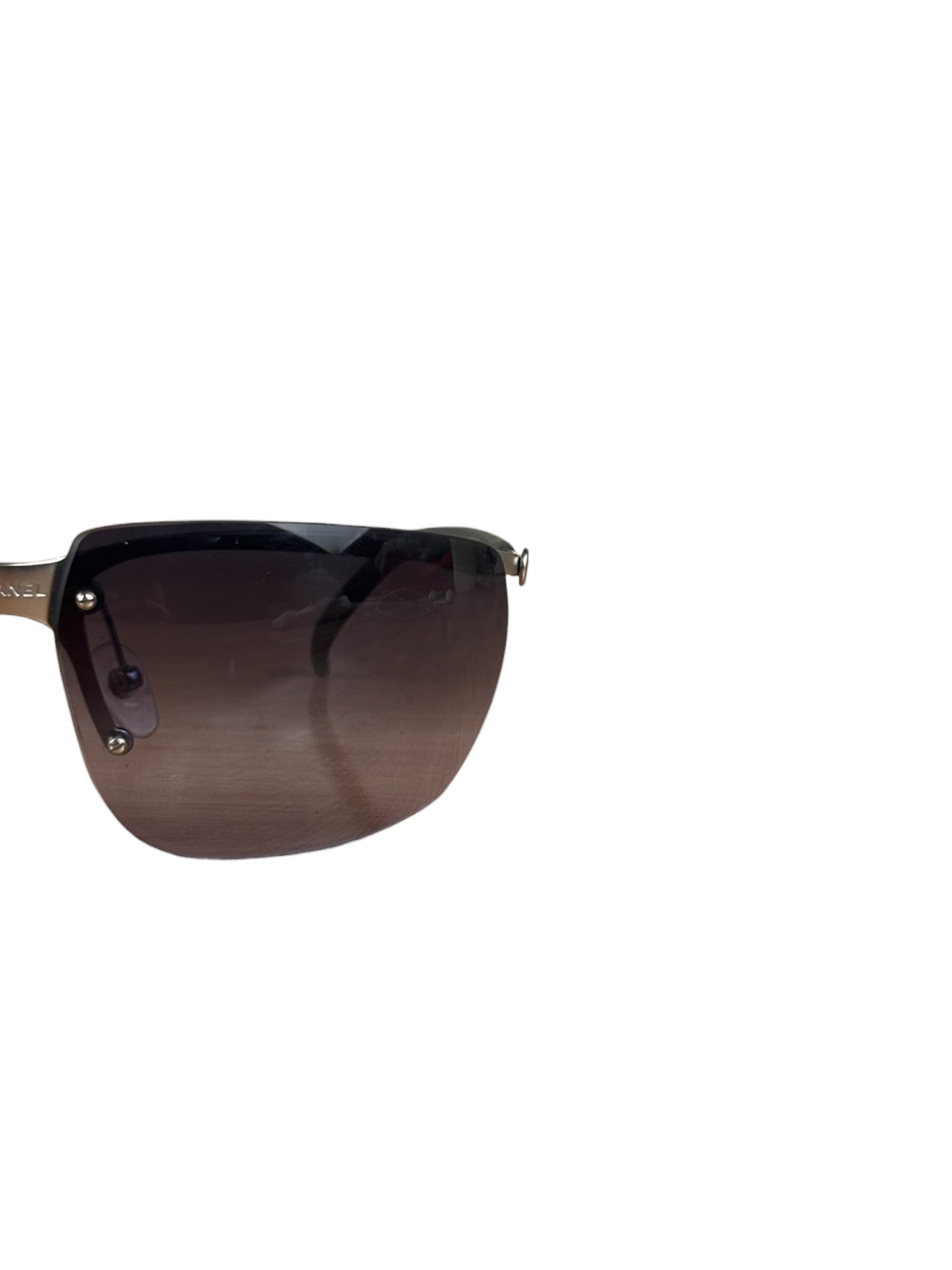 Chanel Vintage Rimless Shield Sunglasses-4009