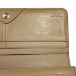 Fendi Beige Monster Face Leather Long Wallet