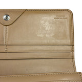 Fendi Beige Monster Face Leather Long Wallet