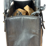 Balenciaga Black Leather papier A4 Tote Bag
