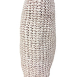 Prada Pink Raffia Woven Crochet Logo Tote Bag