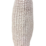 Prada Pink Raffia Woven Crochet Logo Tote Bag