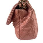Chanel Pink Quilted Lambskin Timeless Chain Shoulder Bag 2010
