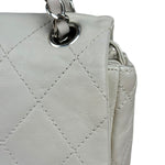 Chanel Bicolor Medium Leather Flap Bag Beige '08