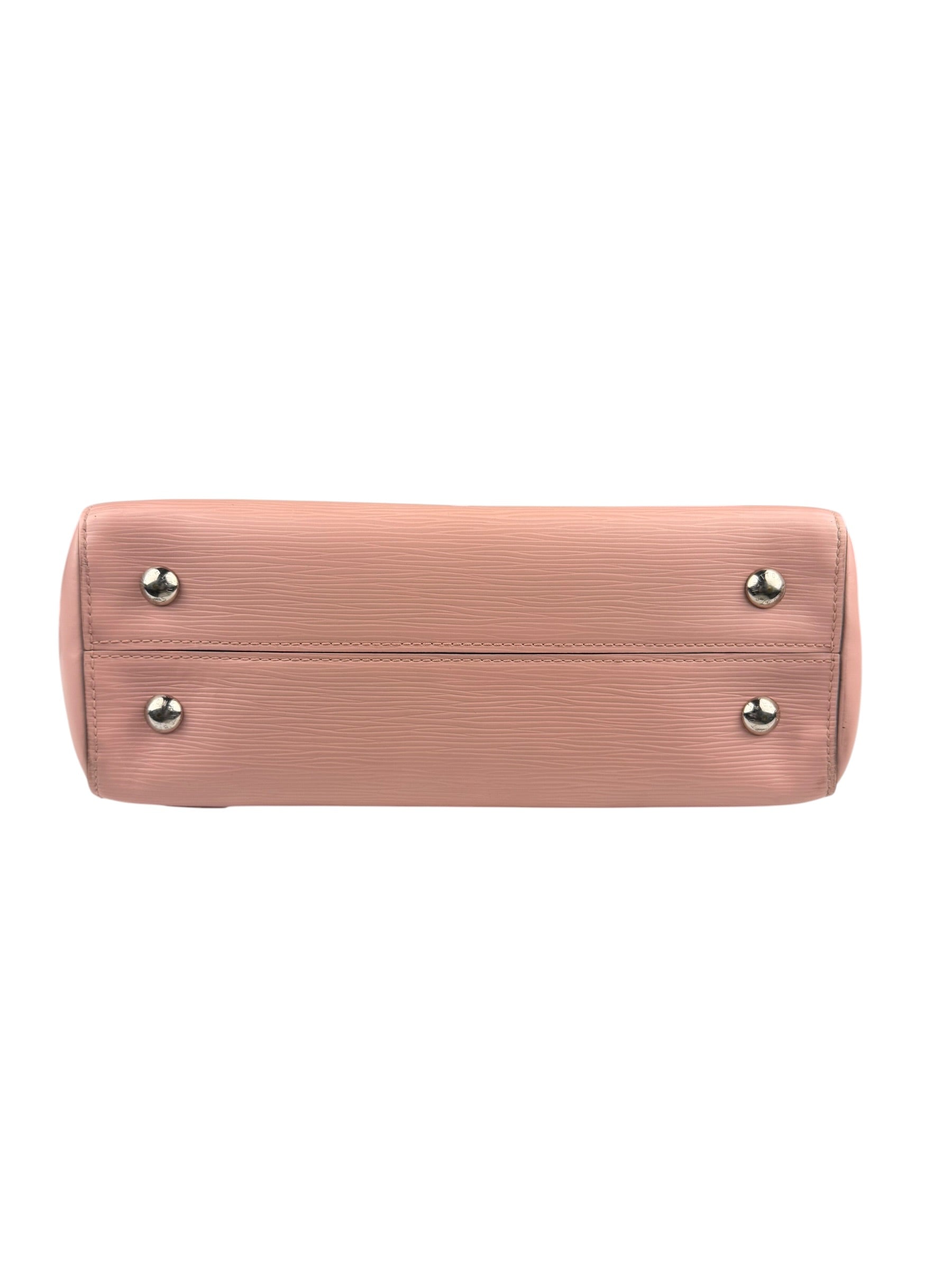Louis Vuitton Nude Pink Epi Leather Cluny Rose Ballerine Hand Bag