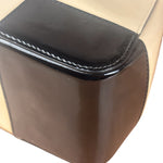 Gucci Cream/Beige Patent Leather Square Hand Bag