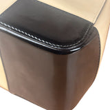Gucci Cream/Beige Patent Leather Square Hand Bag