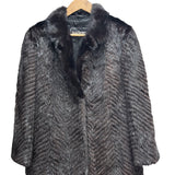 Vintage Moon Harmony Dark Brown Mink Fur Coat