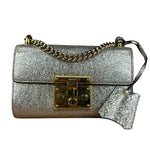 Gucci Gold Metallic Padlock Small Chain Shoulder Bag