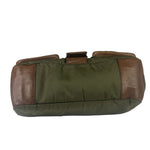 Prada Vintage Green Nylon/Leather Crossbody Bag