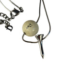 Christian Dior Off-White Bead & Nail Pendant Necklace