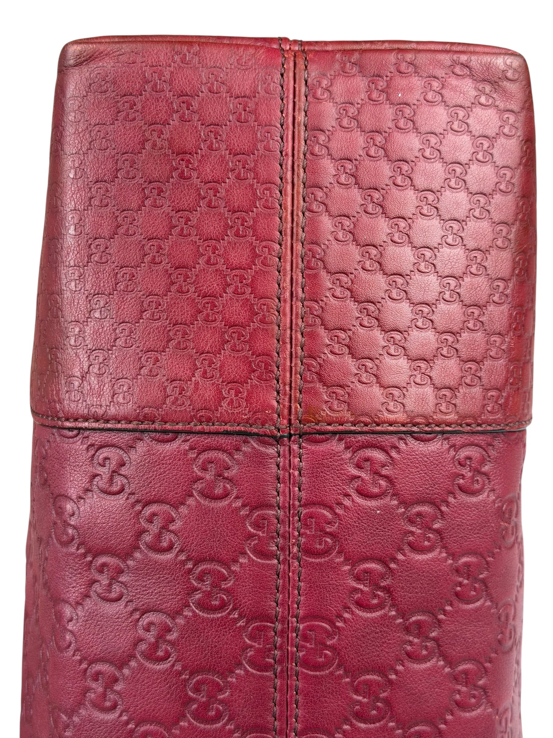 Gucci Ruby Red Bree Dome Tote