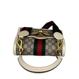 Gucci Leather Queen Margaret Small GG Top Handle Two-Way Bag