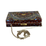 Valentino Plexiglass Volcano Box Clutch 2016