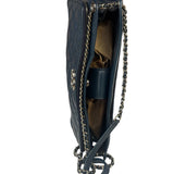 Chanel Blue Quilted Leather CC Chain Shoulder Bag 2018