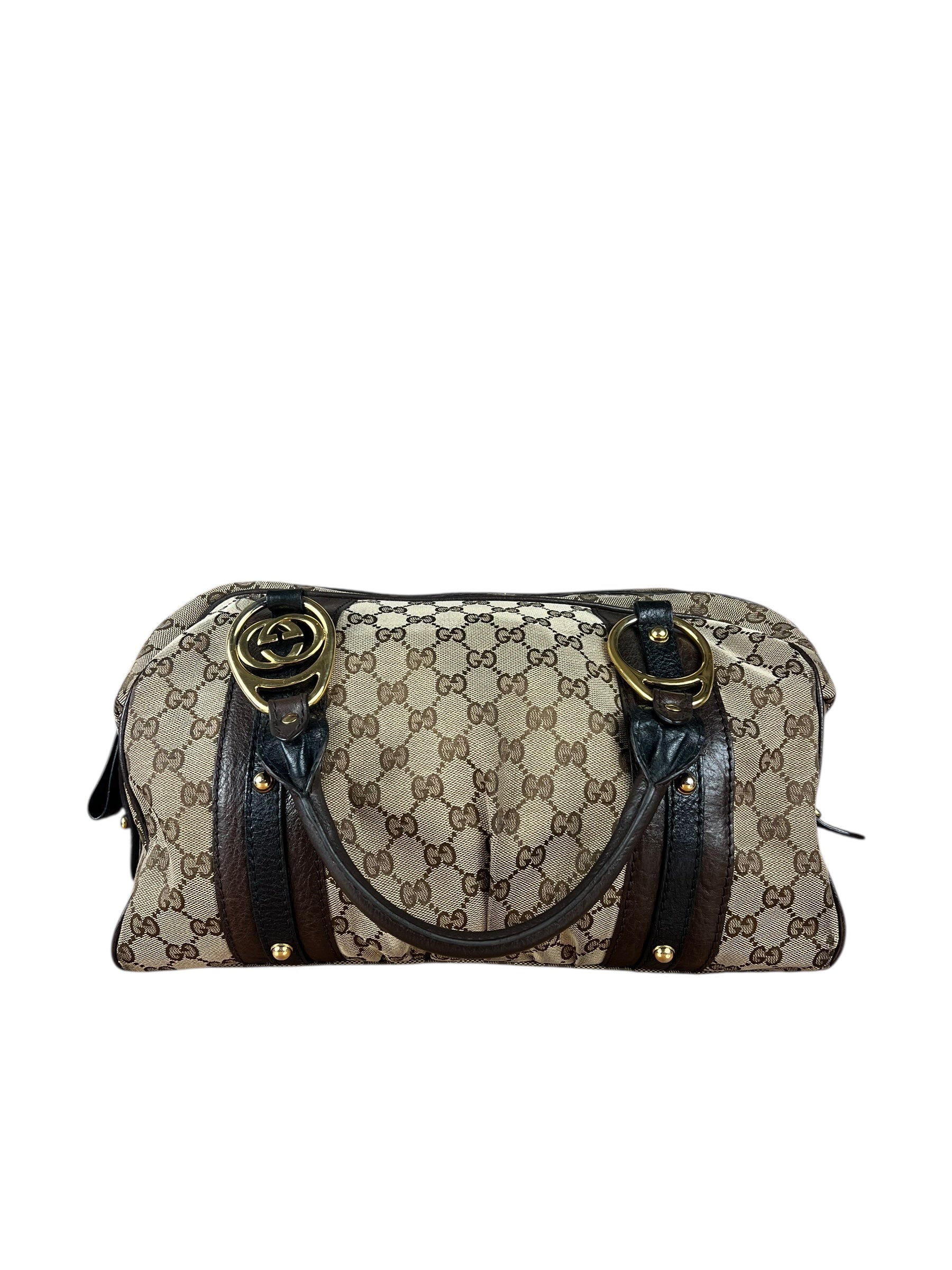 Gucci Babouska Interlocking Boston Bag