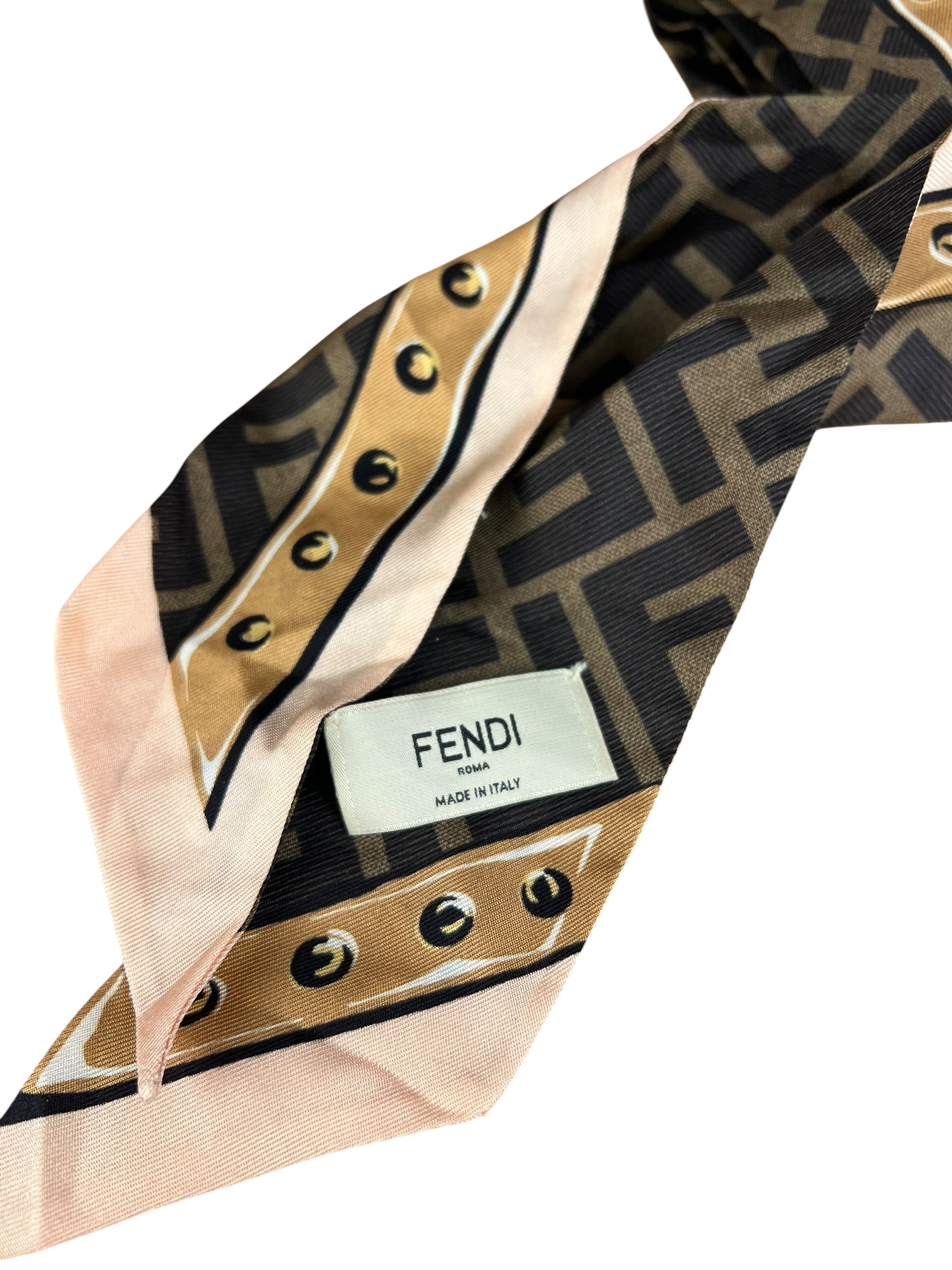Fendi FF Silk Wrappy Scarf