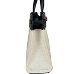 Yves Saint Laurent Two-Tone Leather Trim Small Manhattan Two-Way Bag