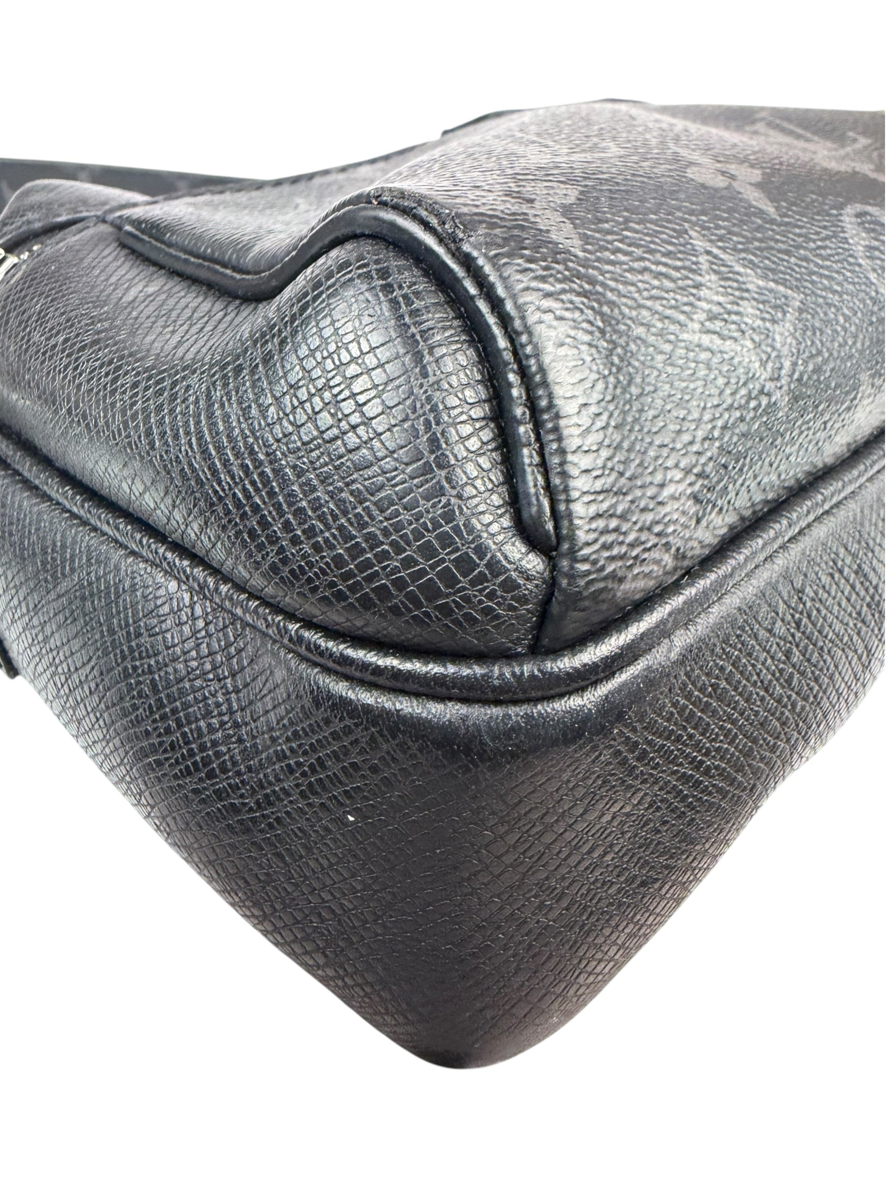 Louis Vuitton Black Monogram Taigarama Outdoor Messenger Bag