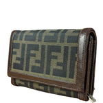 Fendi Zucca Monogram Canvas Trifold Wallet