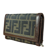 Fendi Zucca Monogram Canvas Trifold Wallet
