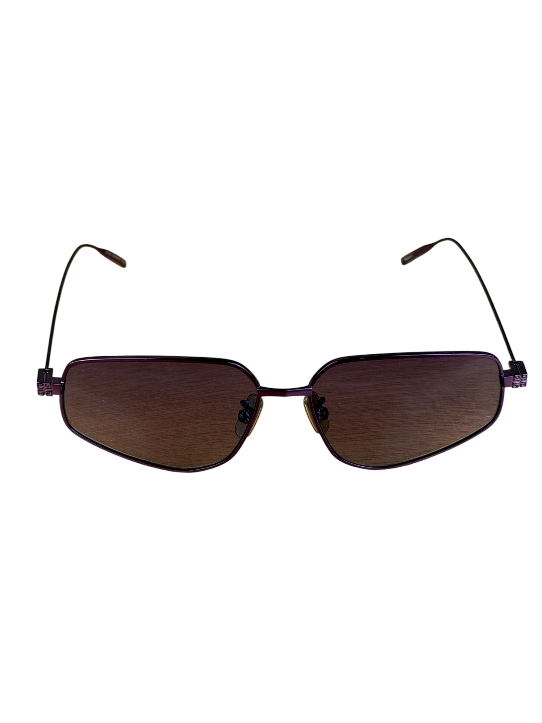 Givenchy Purple Metal Frame Sunglasses