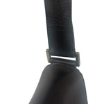 Ferragamo Vintage Black Leather Flap Shoulder Pochette