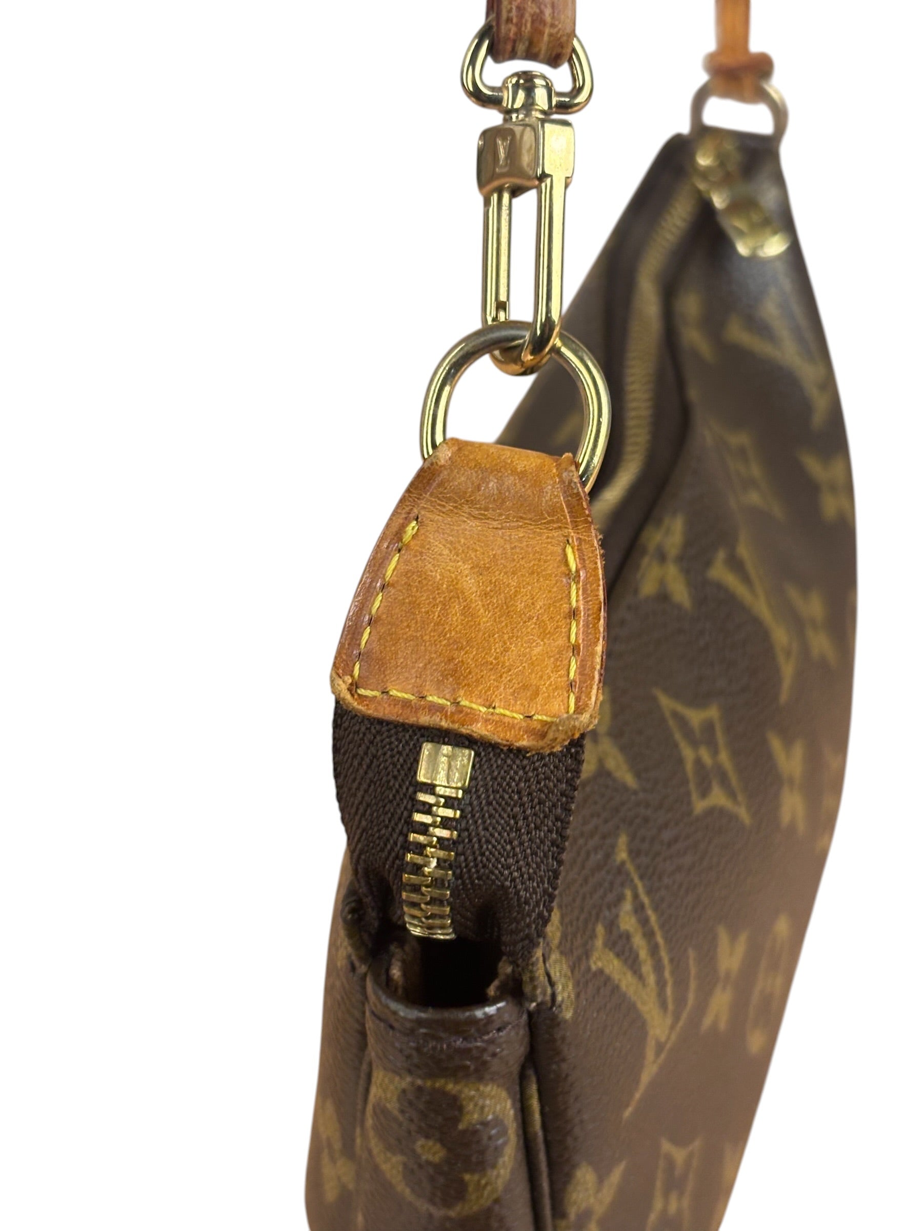 Louis Vuitton Leather Monogram Pochette