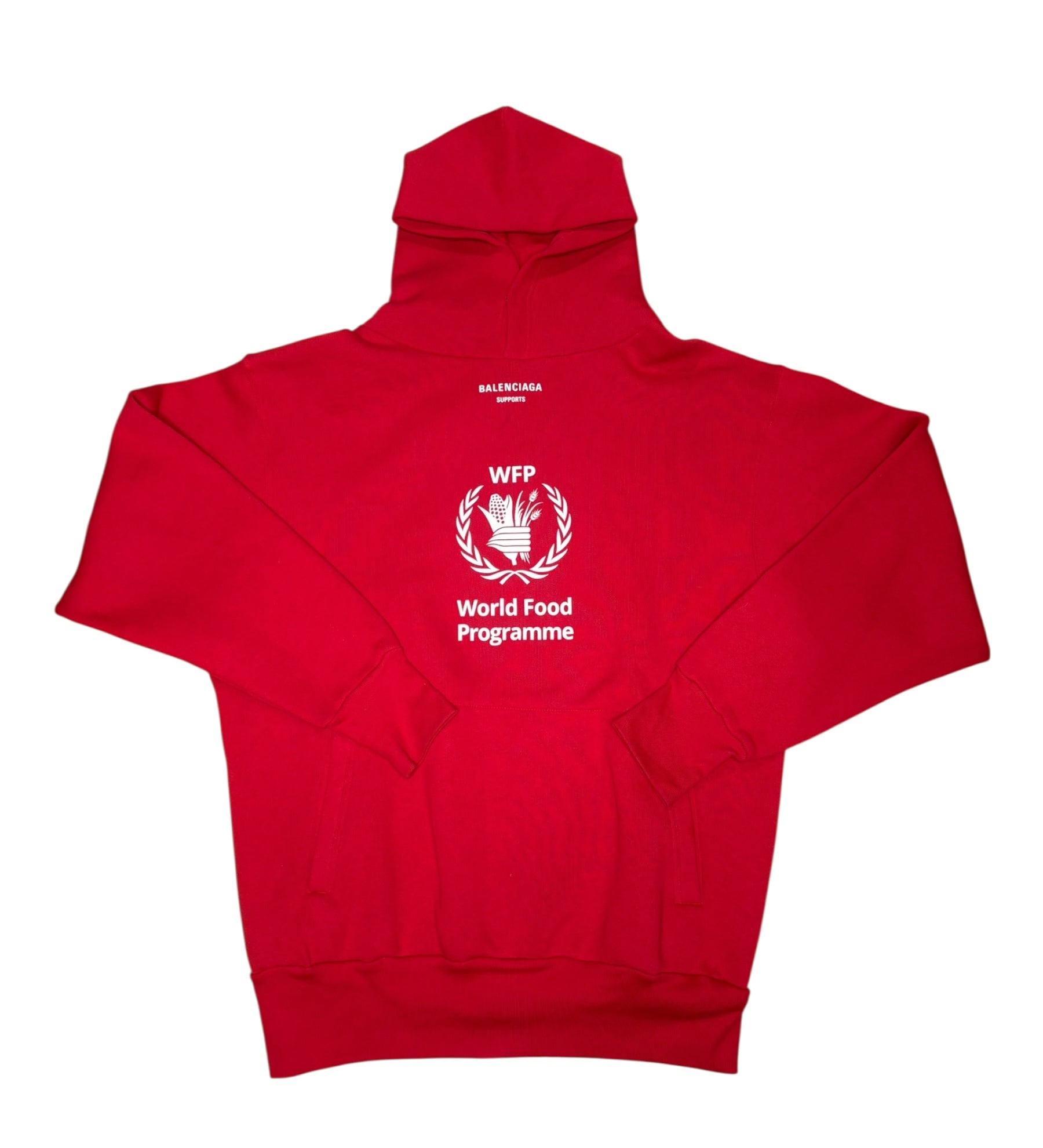 Balenciaga Red World Food Programme Hoodie