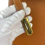 Hermes Kelly 32 Sellier Epsom Gold Handbag 1995