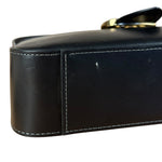 Coach Black Leather Eliza Shoulder Bag