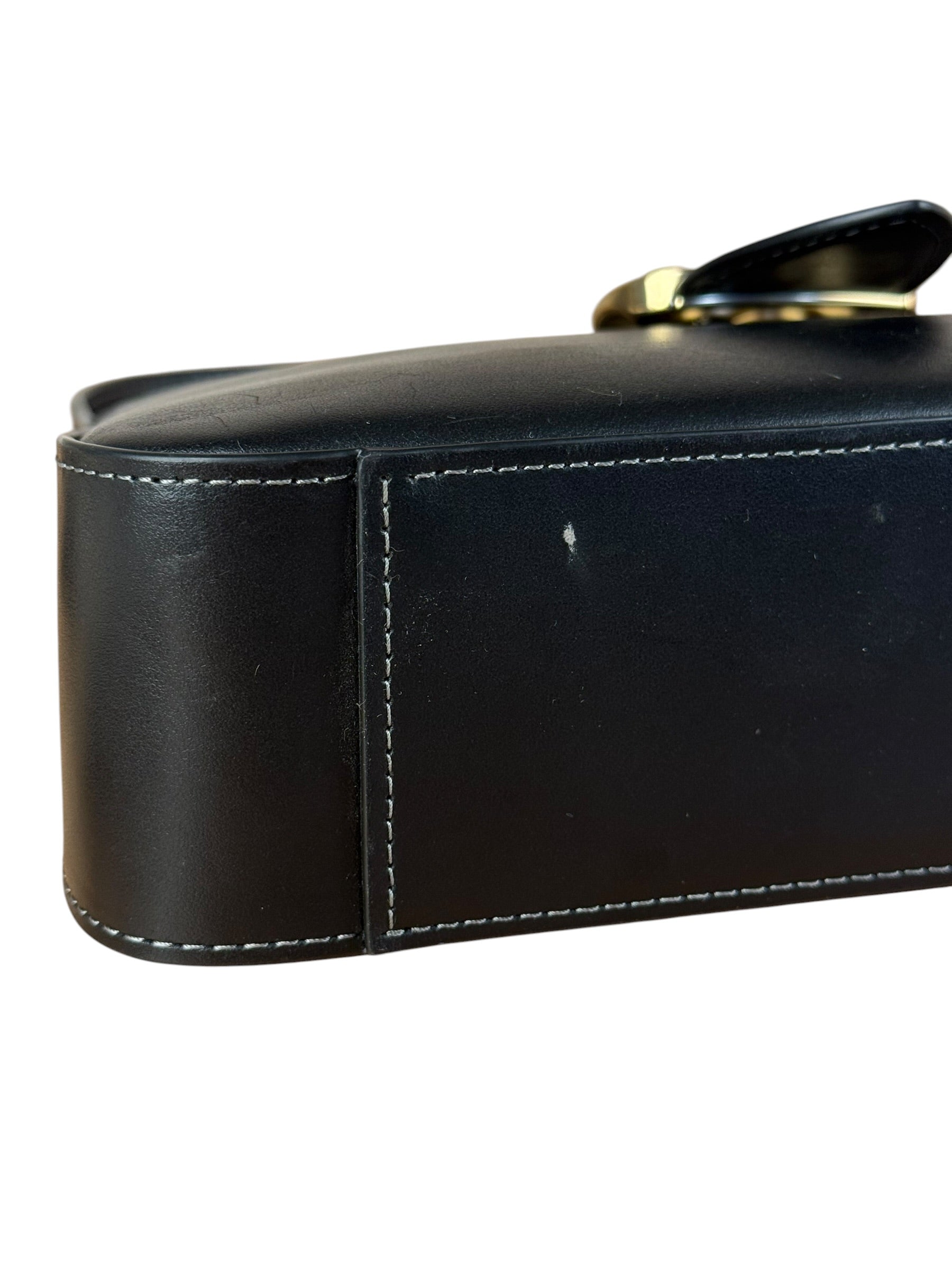 Coach Black Leather Eliza Shoulder Bag