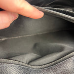 Chanel Black Caviar Leather Single Flap Bag '04