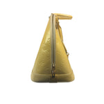 Louis Vuitton Yellow Monogram Vernis Alma Handbag