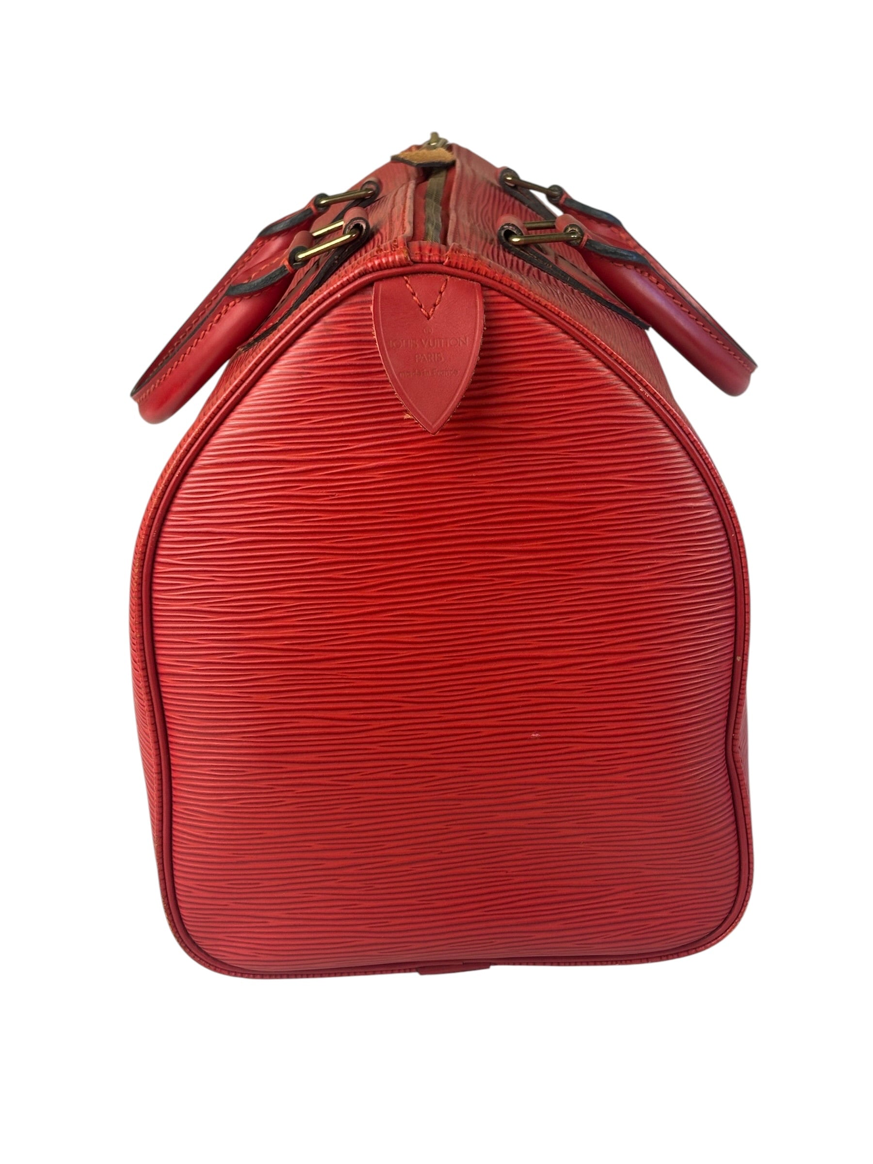 Louis Vuitton Red Epi Leather Speedy 30