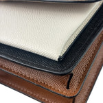 Coach Colorblock Leather Anna Flap Clutch Crossbody Bag