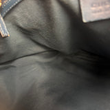 Gucci Vintage Blue/Green Patent Leather Horsebit Glam Hobo Bag