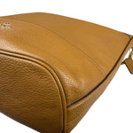 Coach Camel Leather Paxton Bucket Crossbody